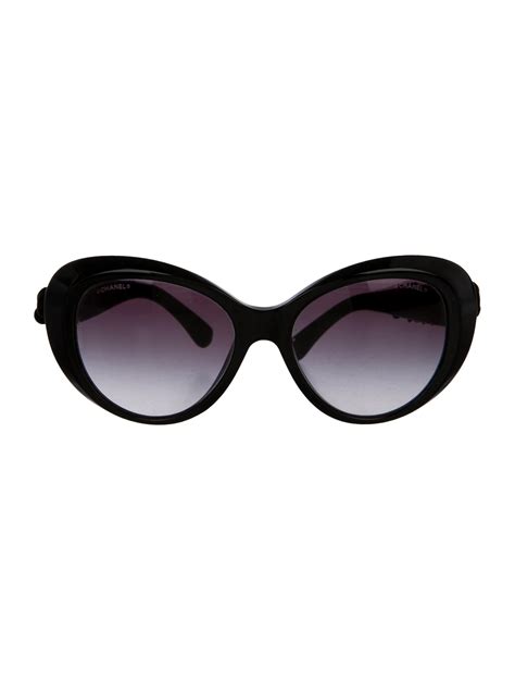 chanel leather camellia sunglasses|Eyewear .